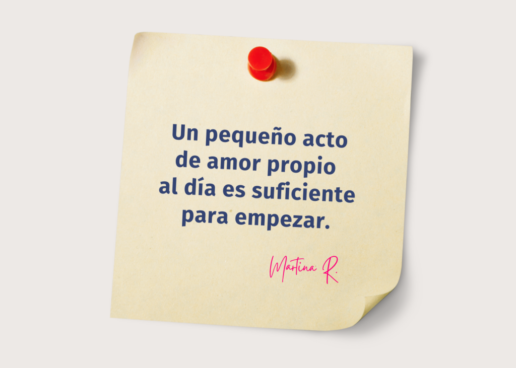 Mensaje de amor propio